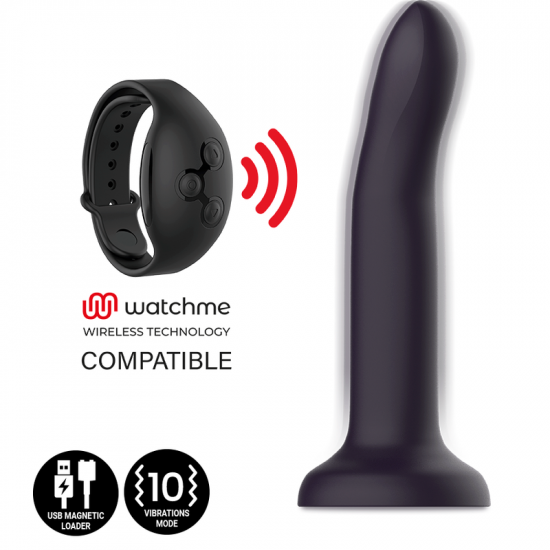 Vibrační dildo Watch & Play (17 cm)