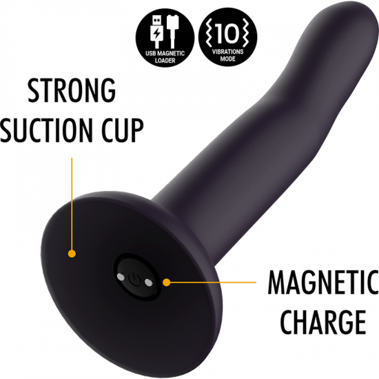Vibrační dildo Watch & Play (17 cm)