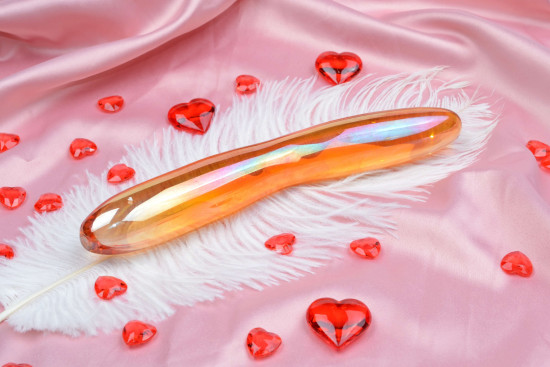 Skleněné dildo Sensualist (18 cm)