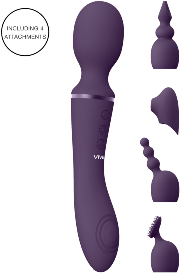 VIVE Nami Pulse Wave & Vibrating Wand Purple