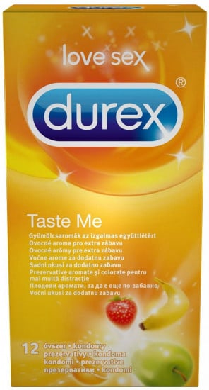 Durex Taste Me krabička CZ distribuce 12 ks