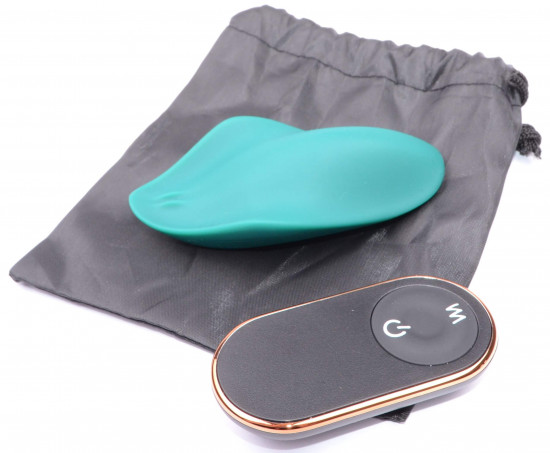 Kalhotkový vibrátor Pantie Party s dálkovým ovládáním (9 cm) + dárek toybag