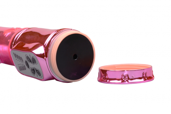 Perličkový přirážející vibrátor DeLuxe II (28,5 cm)