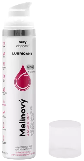 Malinový lubrikační gel Sexy Elephant (100 ml)