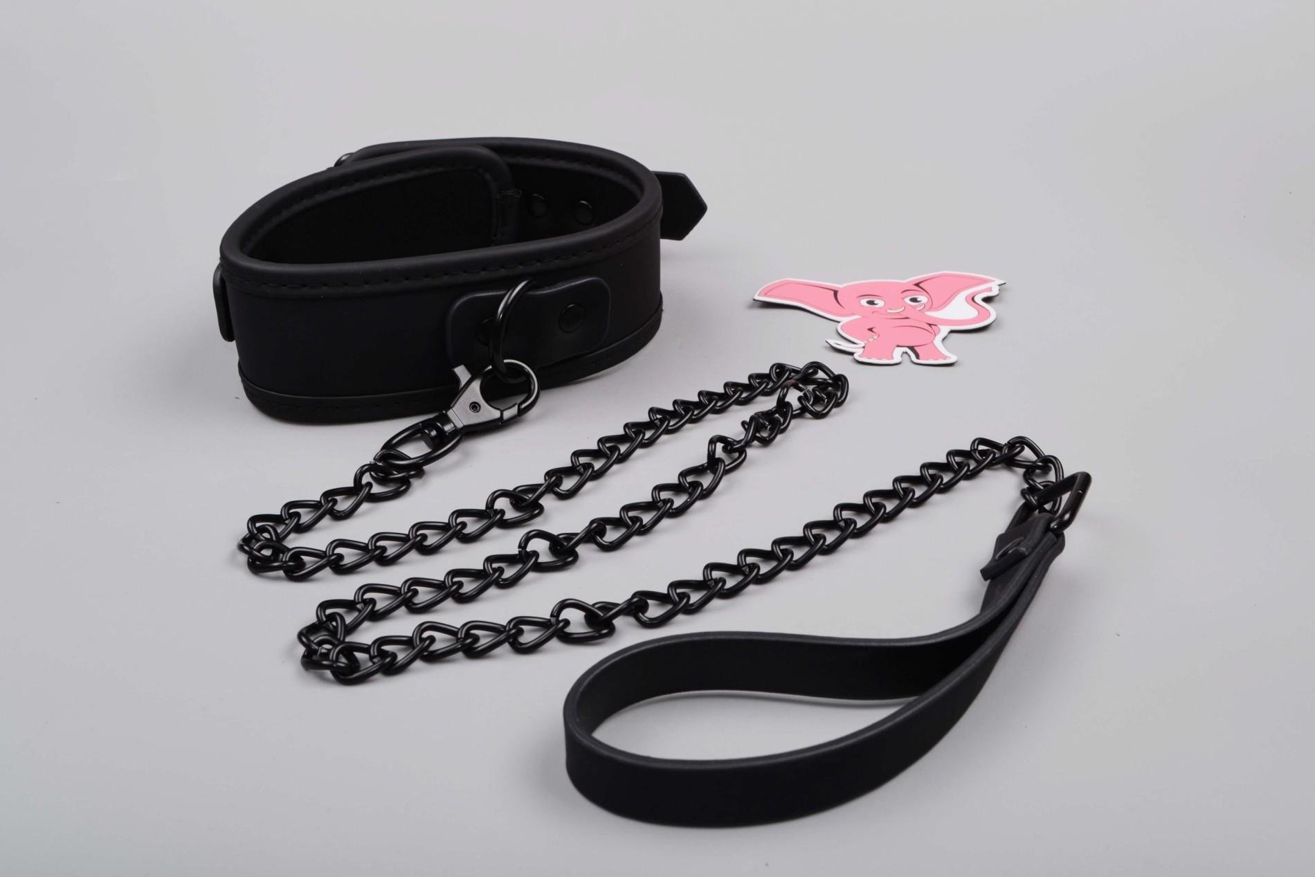 BDSM sada Midnight Temptations, obojek s vodítkem