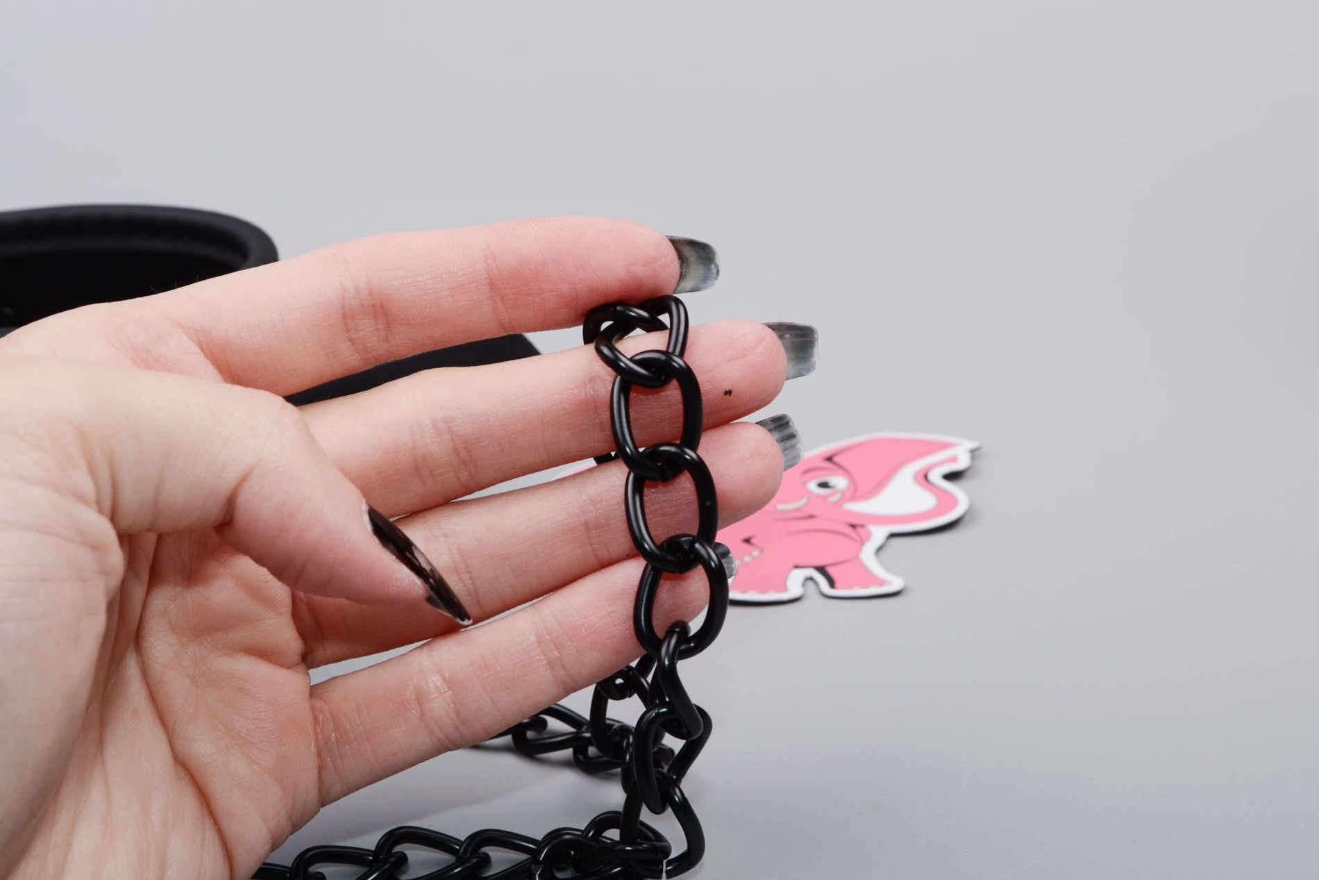 BDSM sada Midnight Temptations, obojek s vodítkem