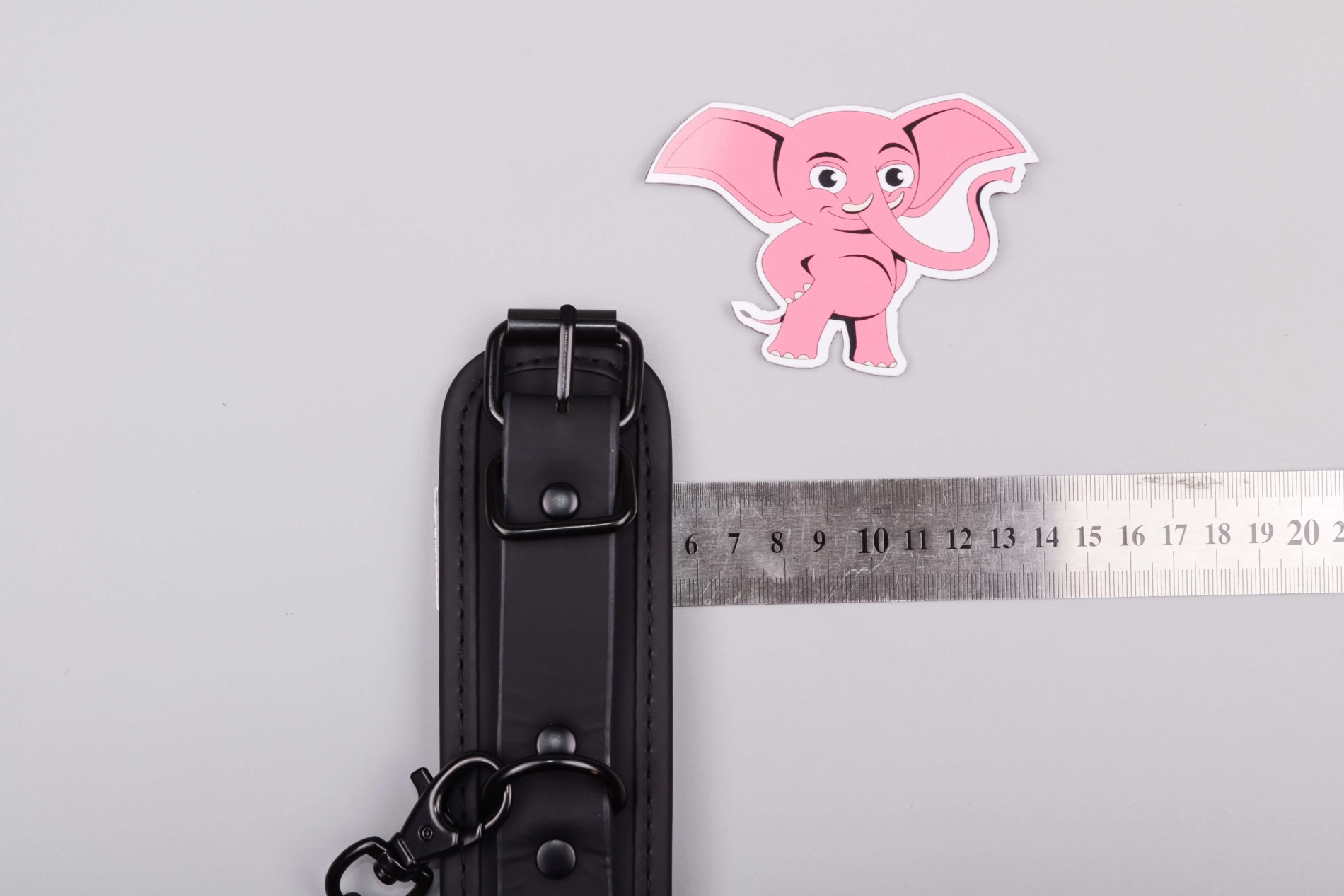 BDSM sada Midnight Temptations, rozměry