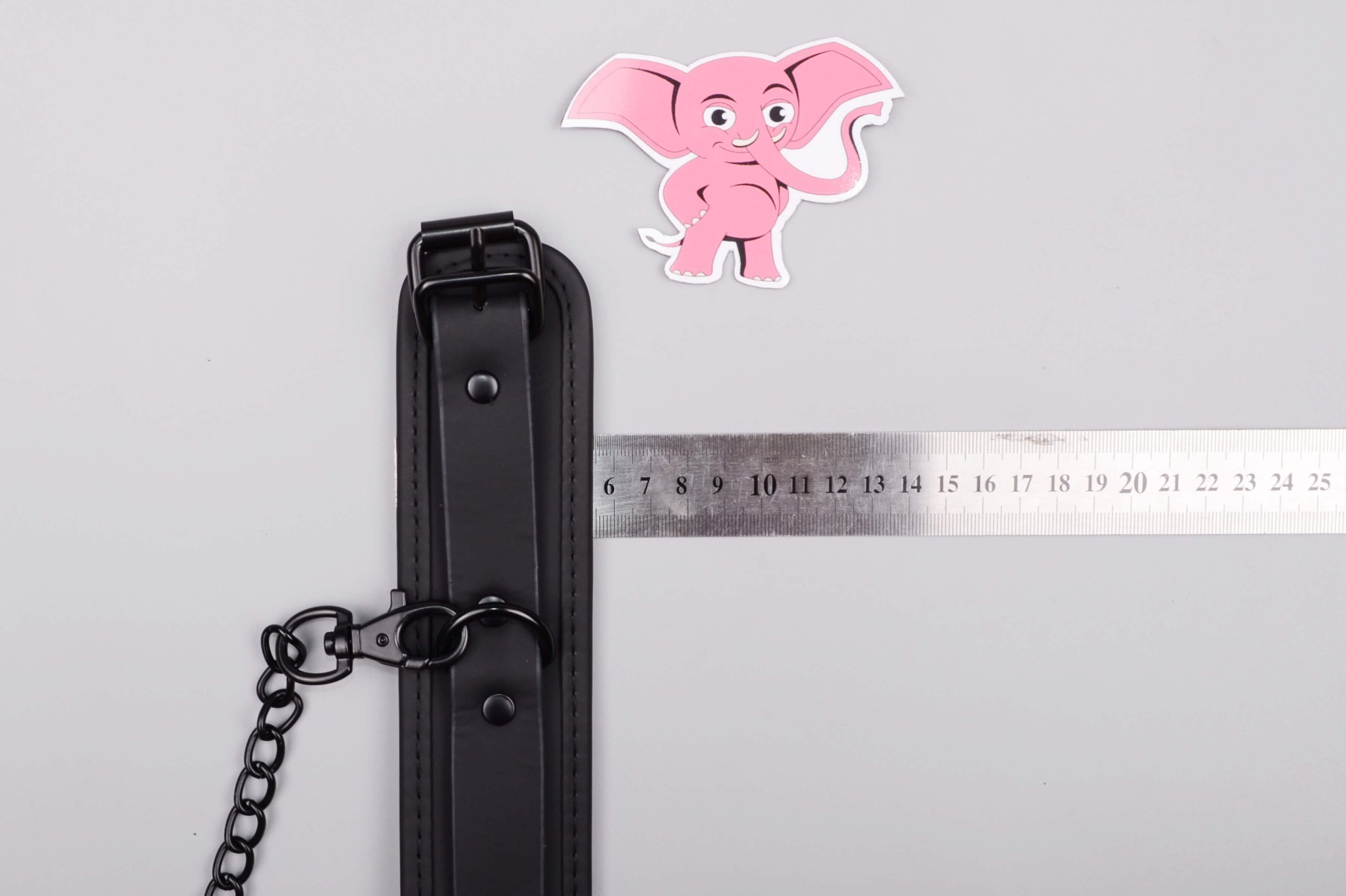 BDSM sada Midnight Temptations, rozměry