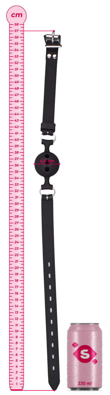 Silikonový roubík s průduchy Inhale