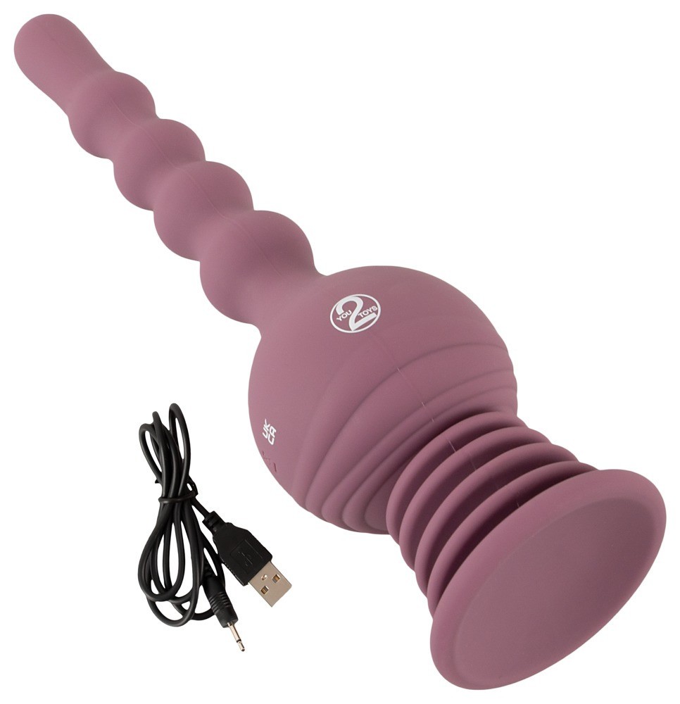 Anální gyro vibrátor Turbo Shaker Anal Lover s dálkovým ovládáním (27,7 cm)
