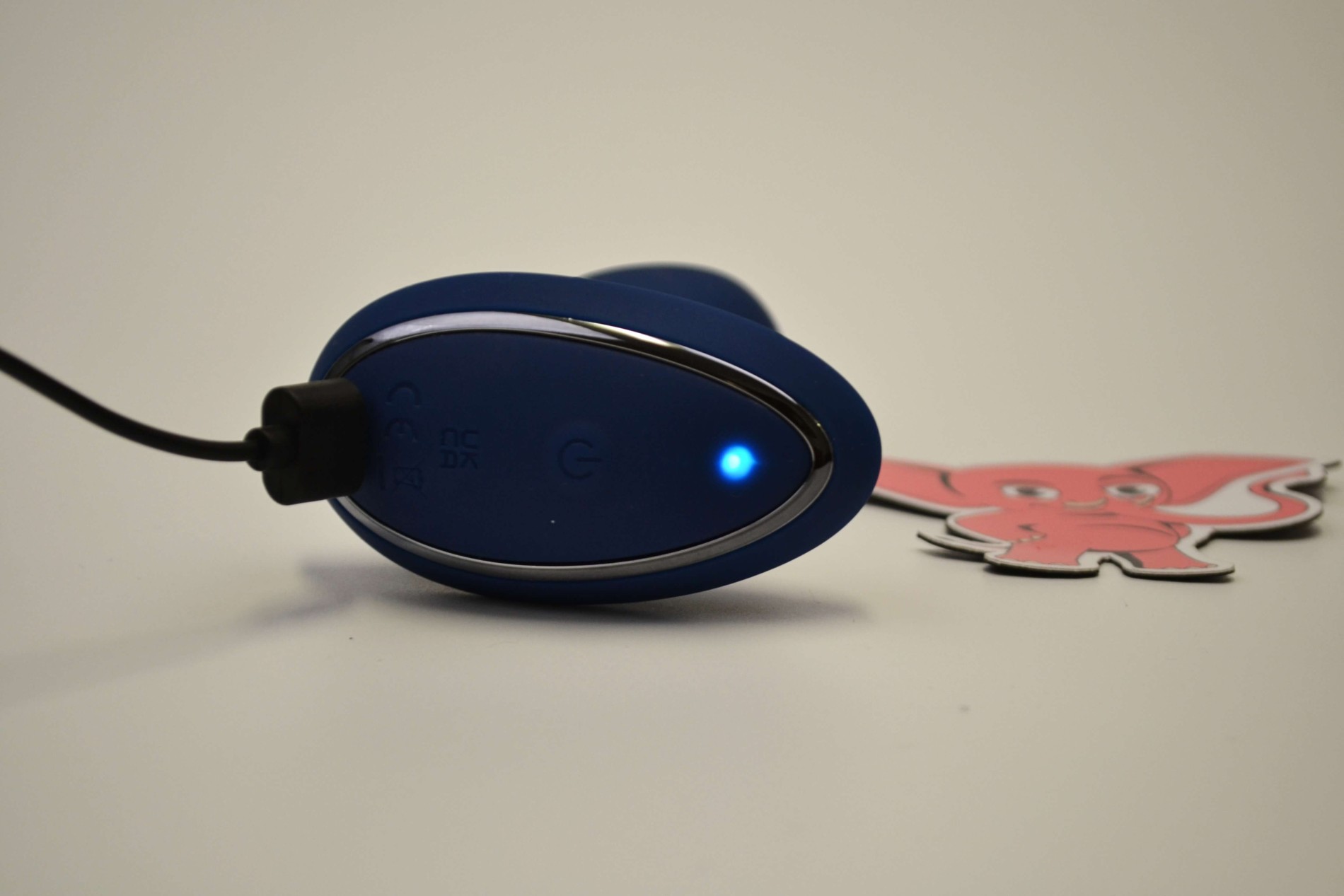 Anální kolík na masáž prostaty Rapture P s dálkovým ovládáním (11 cm) + dárek Anální gel 15 ml