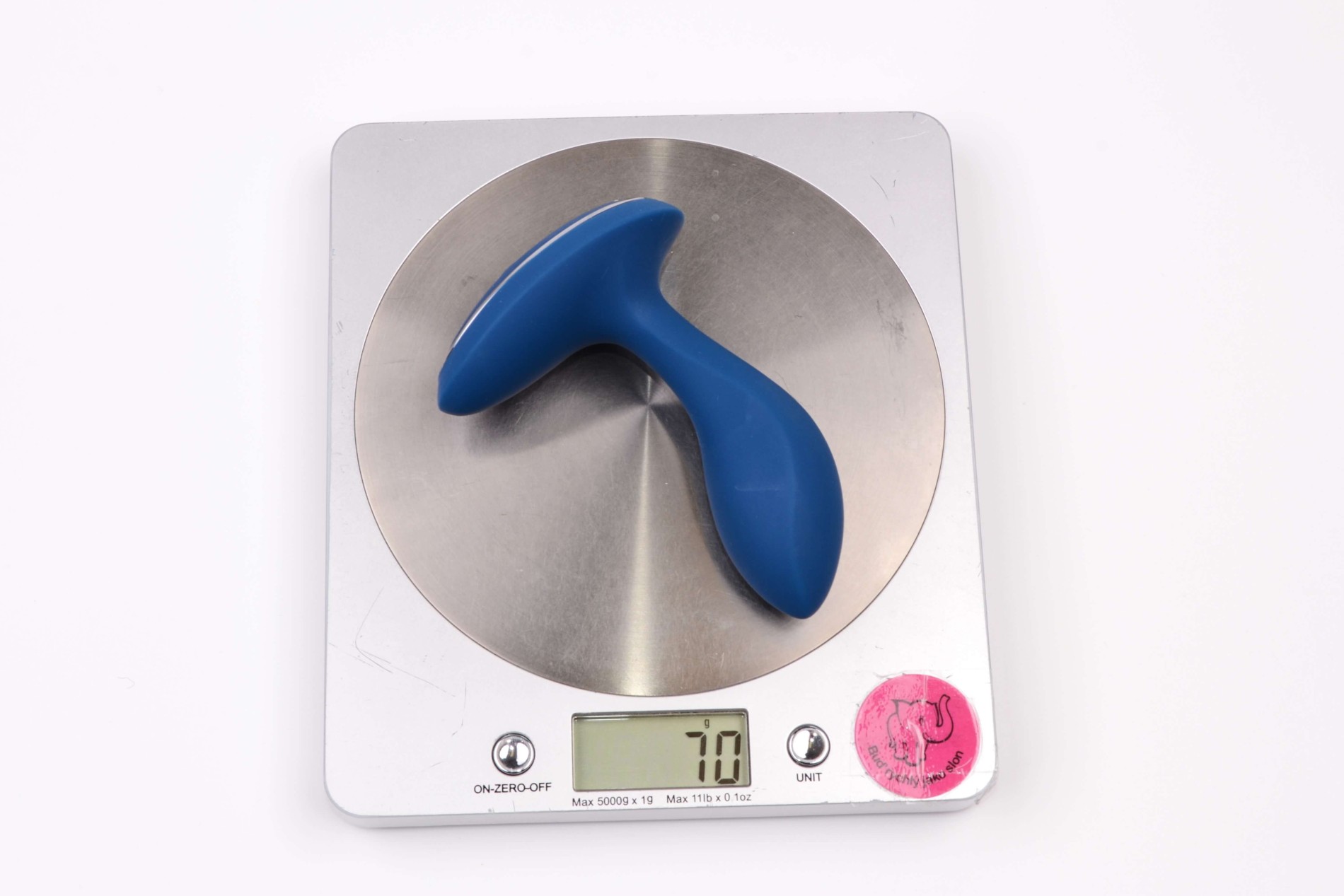 Anální kolík na masáž prostaty Rapture P s dálkovým ovládáním (11 cm) + dárek Anální gel 15 ml, váha