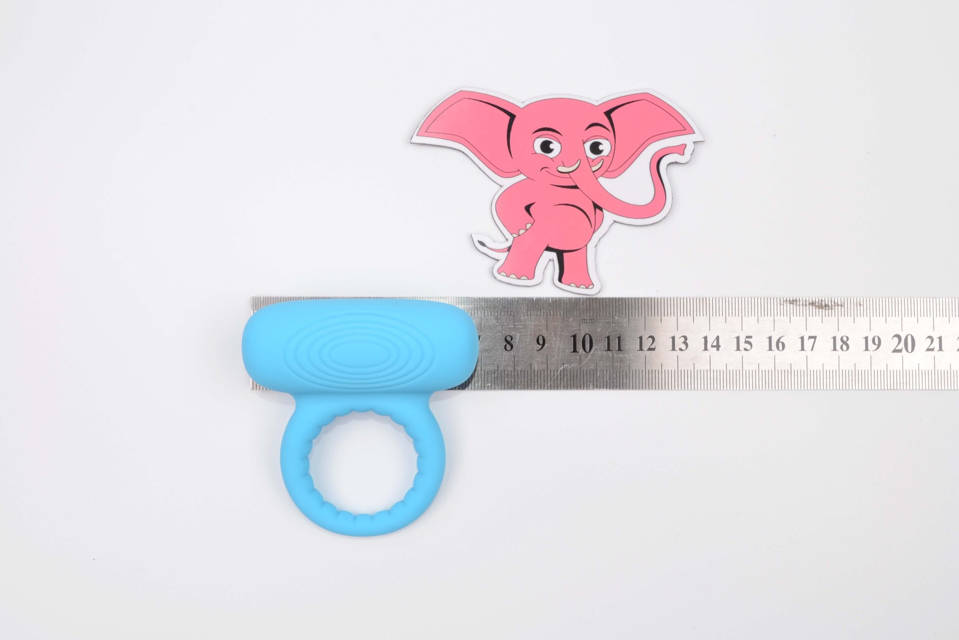 Vibrační erekční kroužek Hammer Shark, rozměry