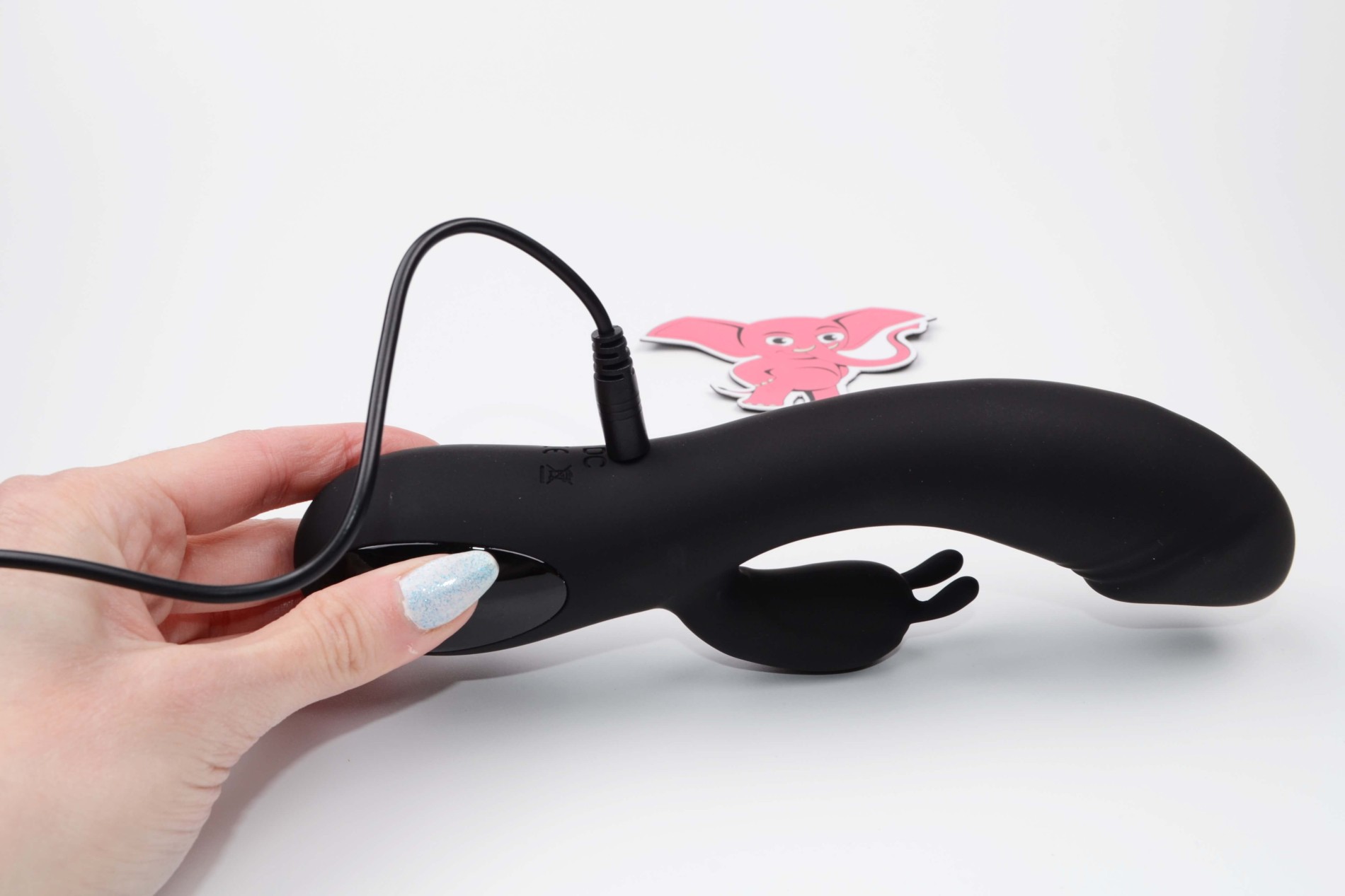 Vibrátor pro elektrosex s výběžkem Elexcite Thunder (19,5 cm), nabíjení