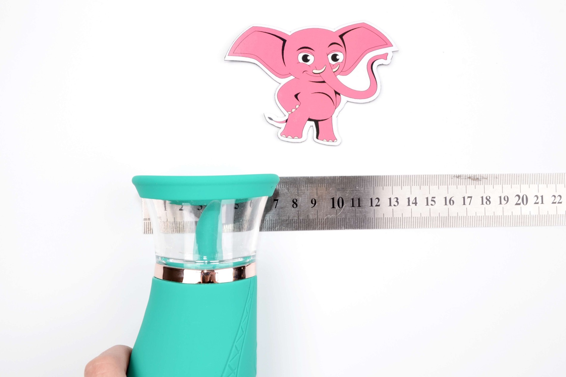 Automatická vakuová pumpa na vaginu i bradavky Bad Girl, rozměry