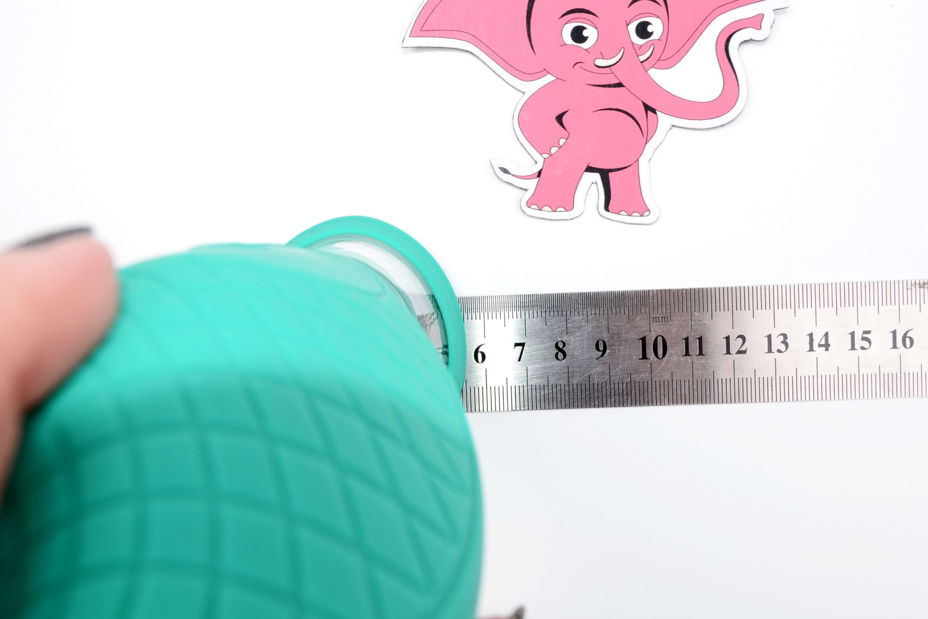 Automatická vakuová pumpa na vaginu i bradavky Bad Girl, rozměry