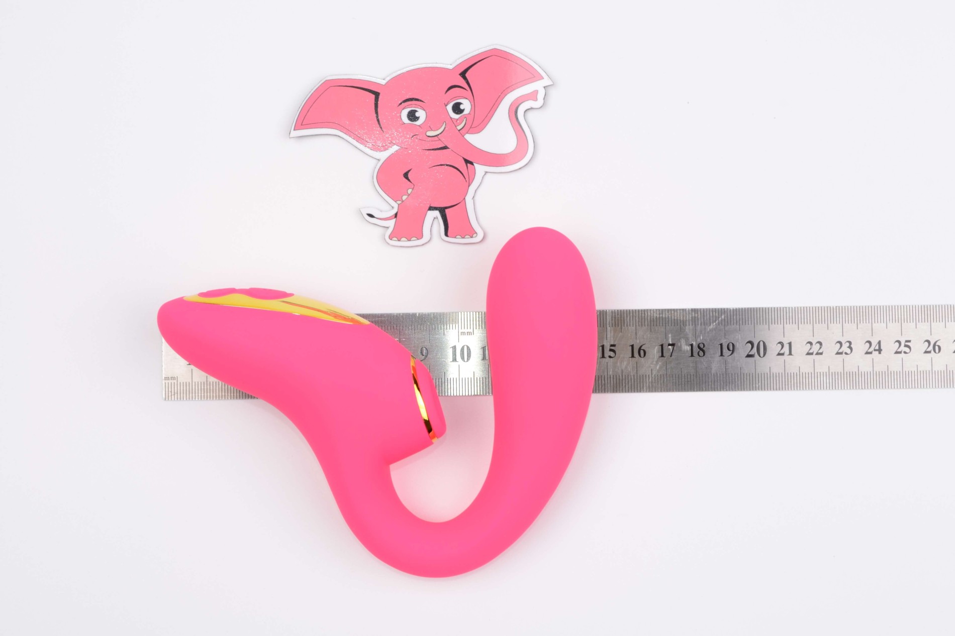 Tlakový vibrátor Dual Delight G-Spot Bliss, rozměry