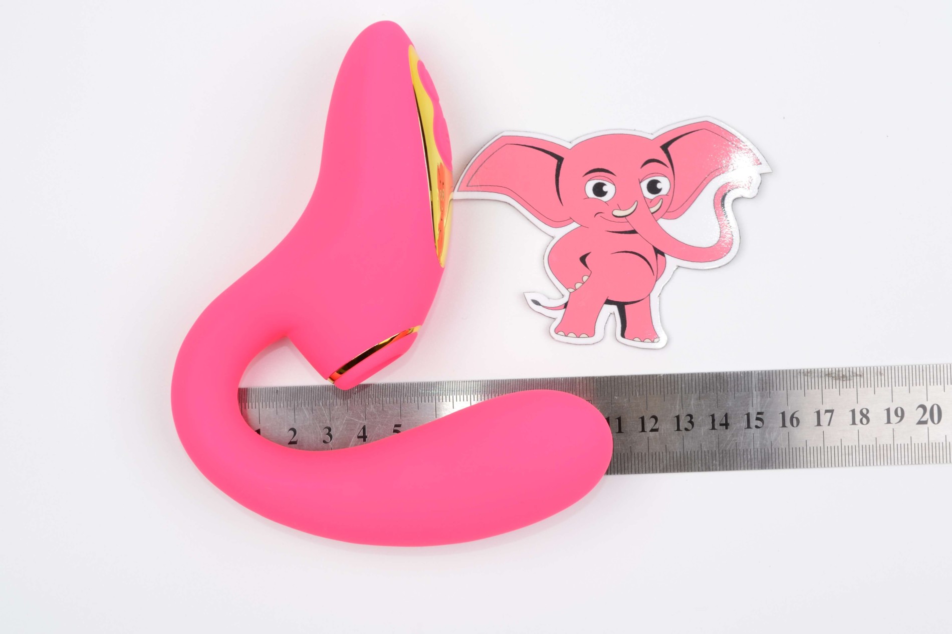 Tlakový vibrátor Dual Delight G-Spot Bliss, rozměry