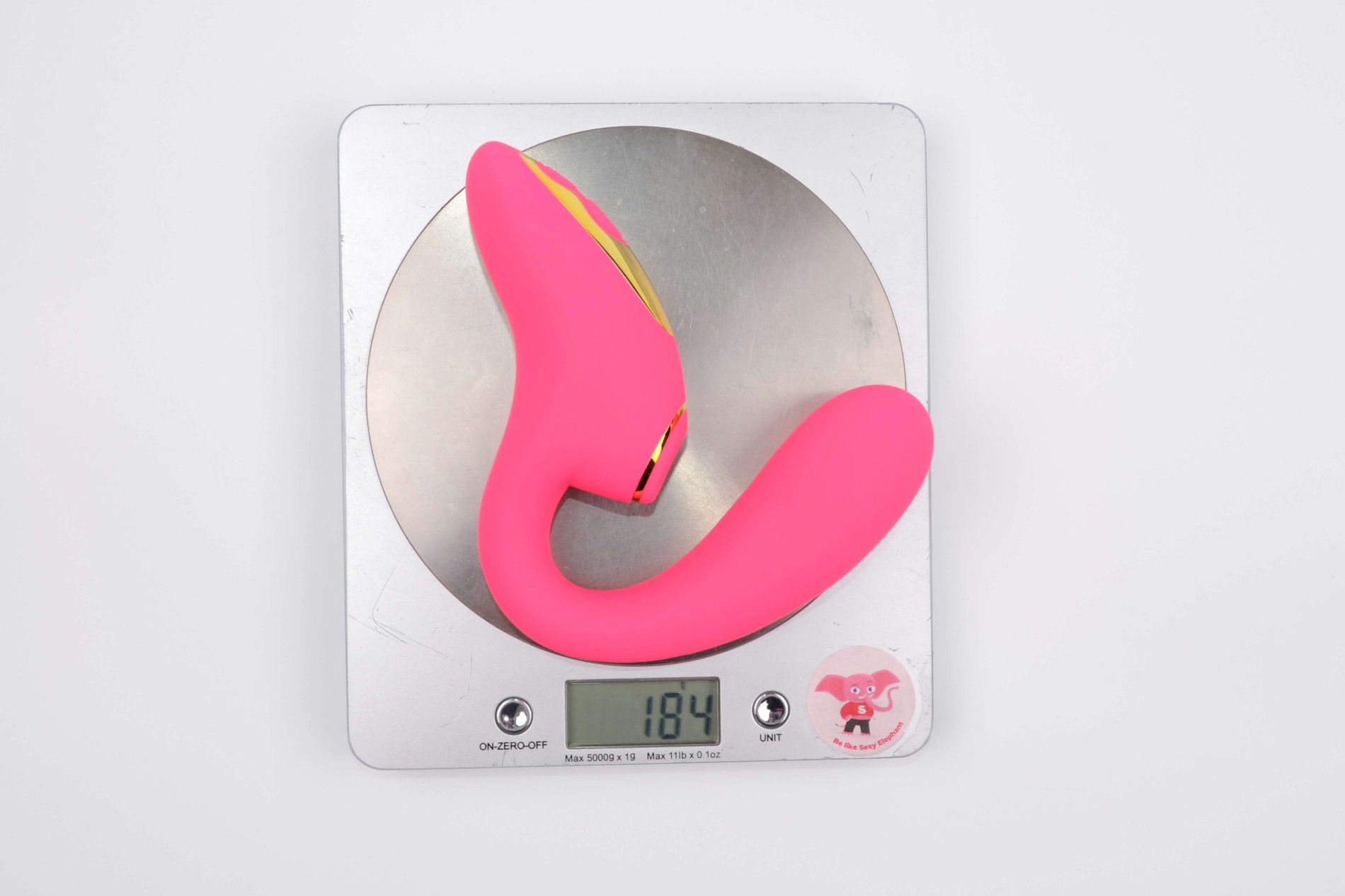 Tlakový vibrátor Dual Delight G-Spot Bliss, váha