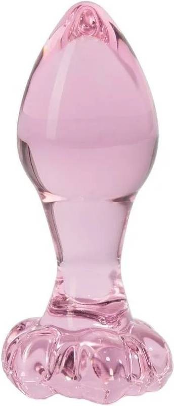 Anální kolík Flower Glass Plug (9 cm)