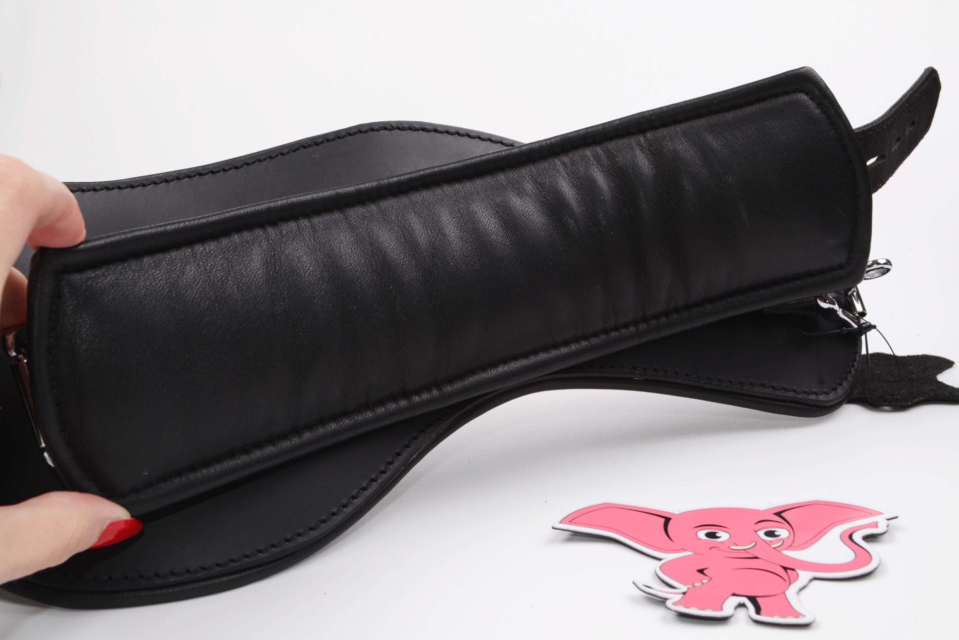 Kožený obojek s pouty na ruce Leatherix RestrainMe