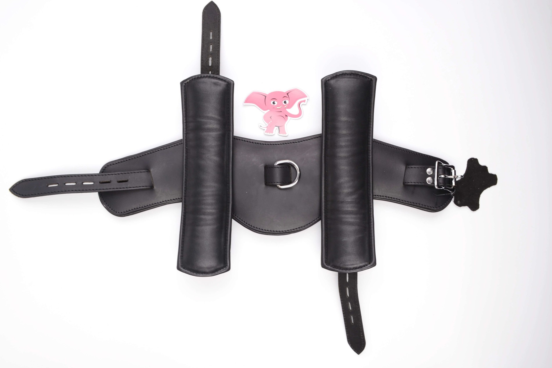 Kožený obojek s pouty na ruce Leatherix RestrainMe