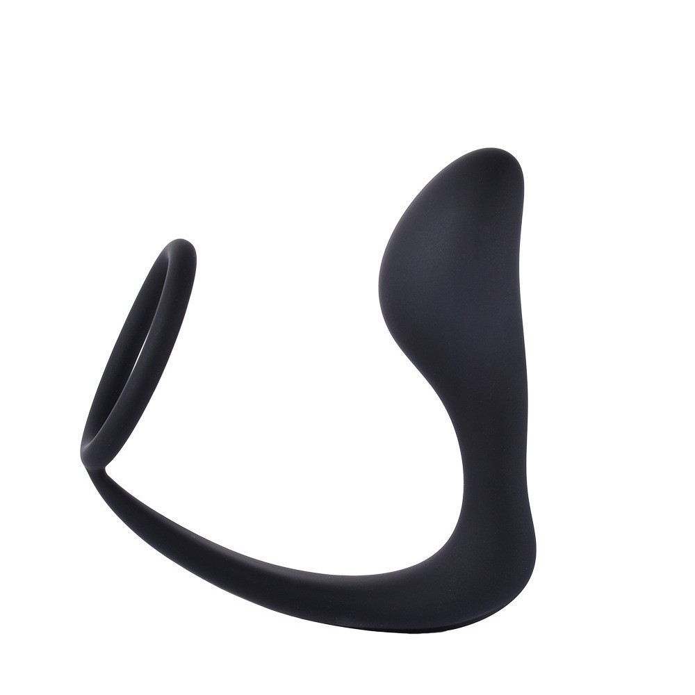 Anální kolík s erekčním kroužkem Ring & Plug (9,7 cm)