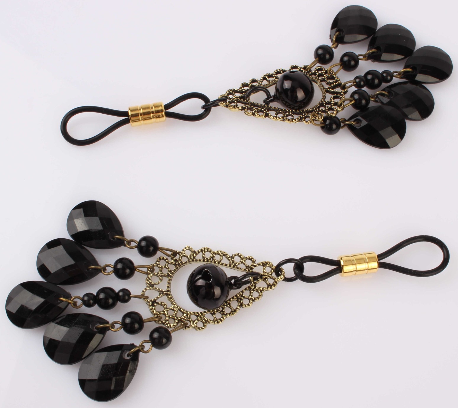 Svorky na bradavky Black Jewel