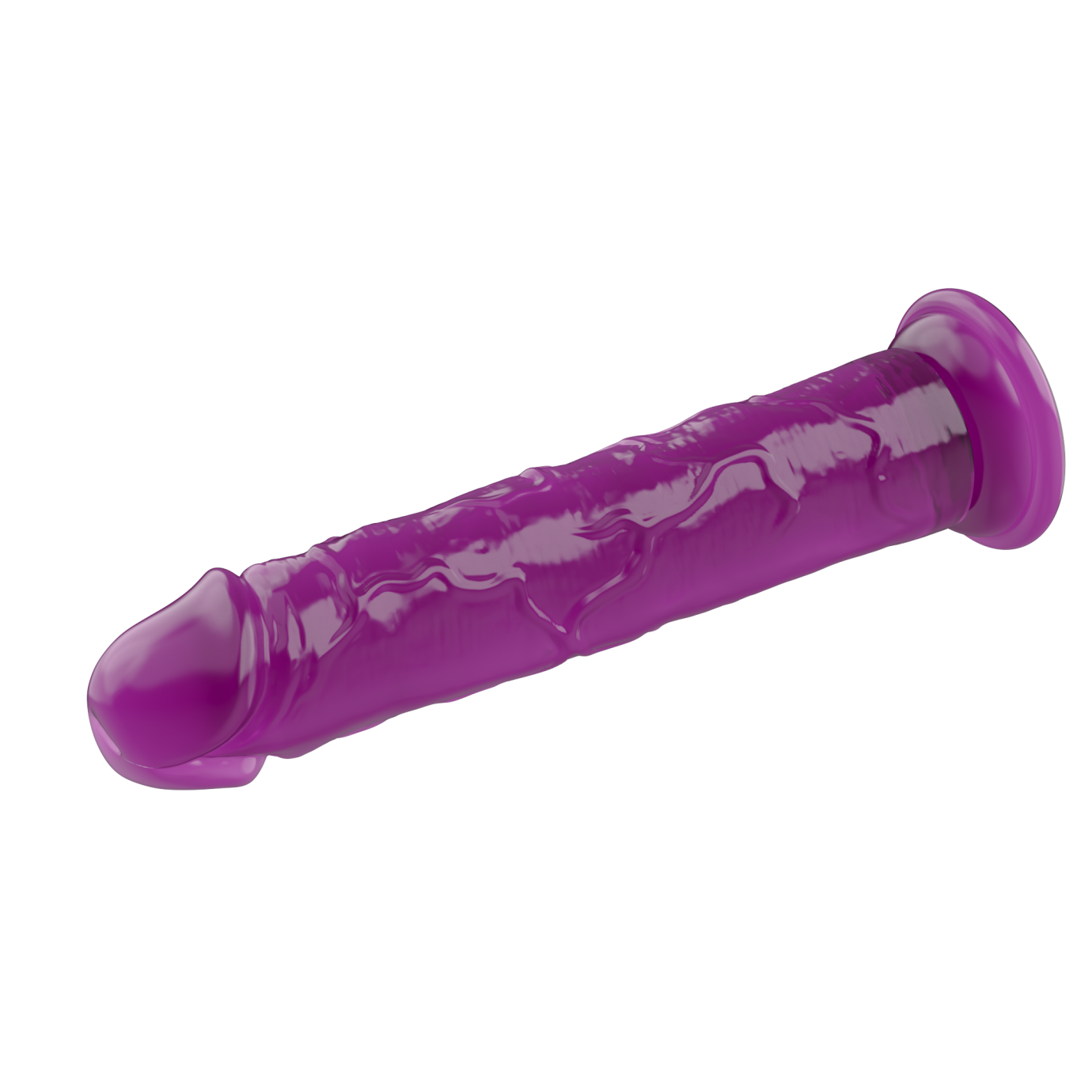 Dildo s přísavkou Purple II (19,5 cm)