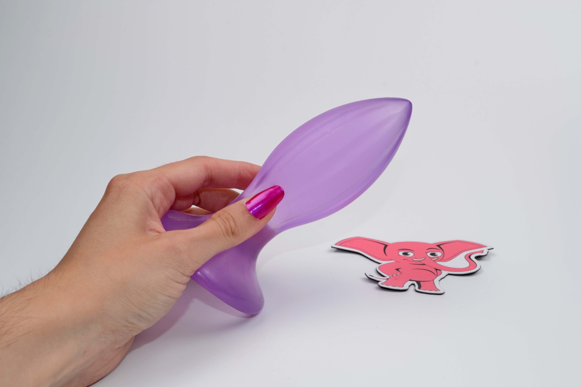 Gelový anální kolík Amethyst Delight