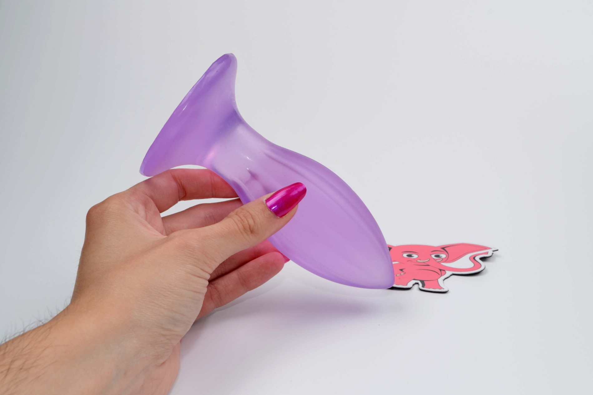 Gelový anální kolík Amethyst Delight