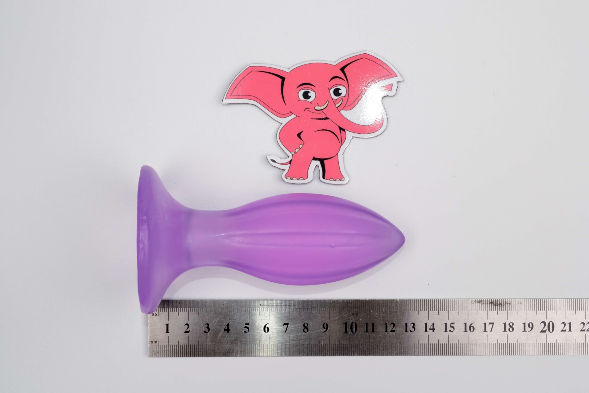 Gelový anální kolík Amethyst Delight