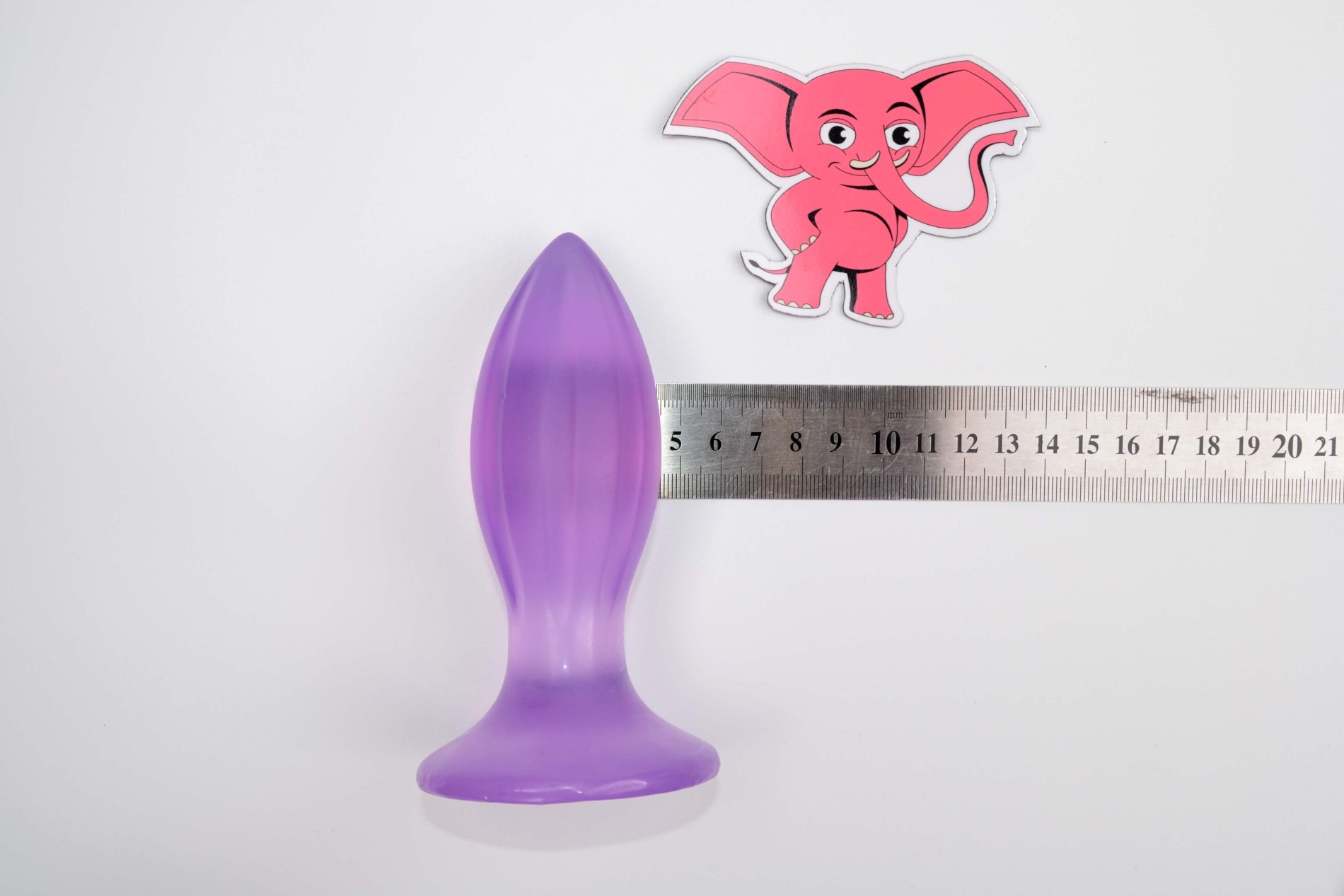 Gelový anální kolík Amethyst Delight