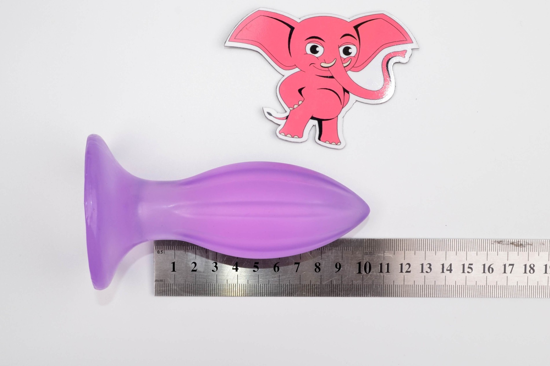 Gelový anální kolík Amethyst Delight