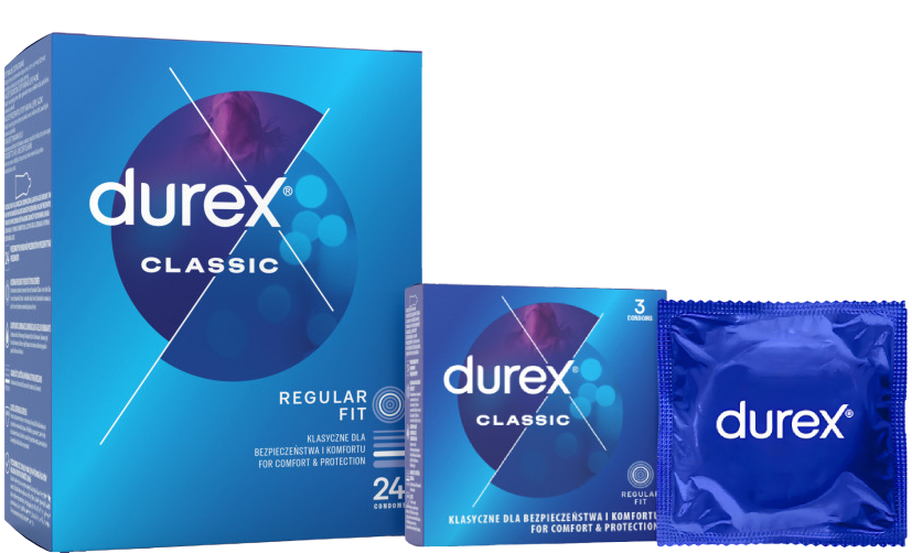 Durex Classic – klasické kondomy