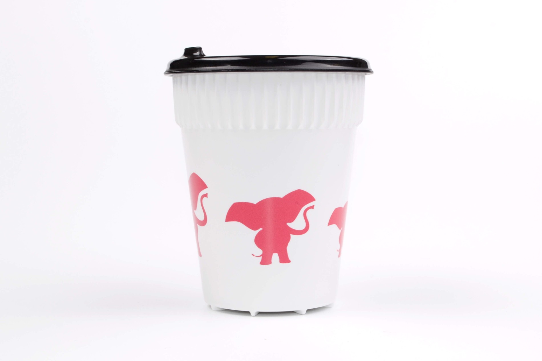 Merch – hravý sloní kelímek Růžový Slon (0,3 l)