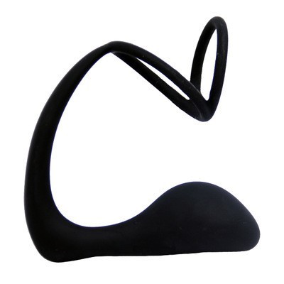 Anální kolík s erekčními kroužky Ball Ring & Plug (22,5 cm)