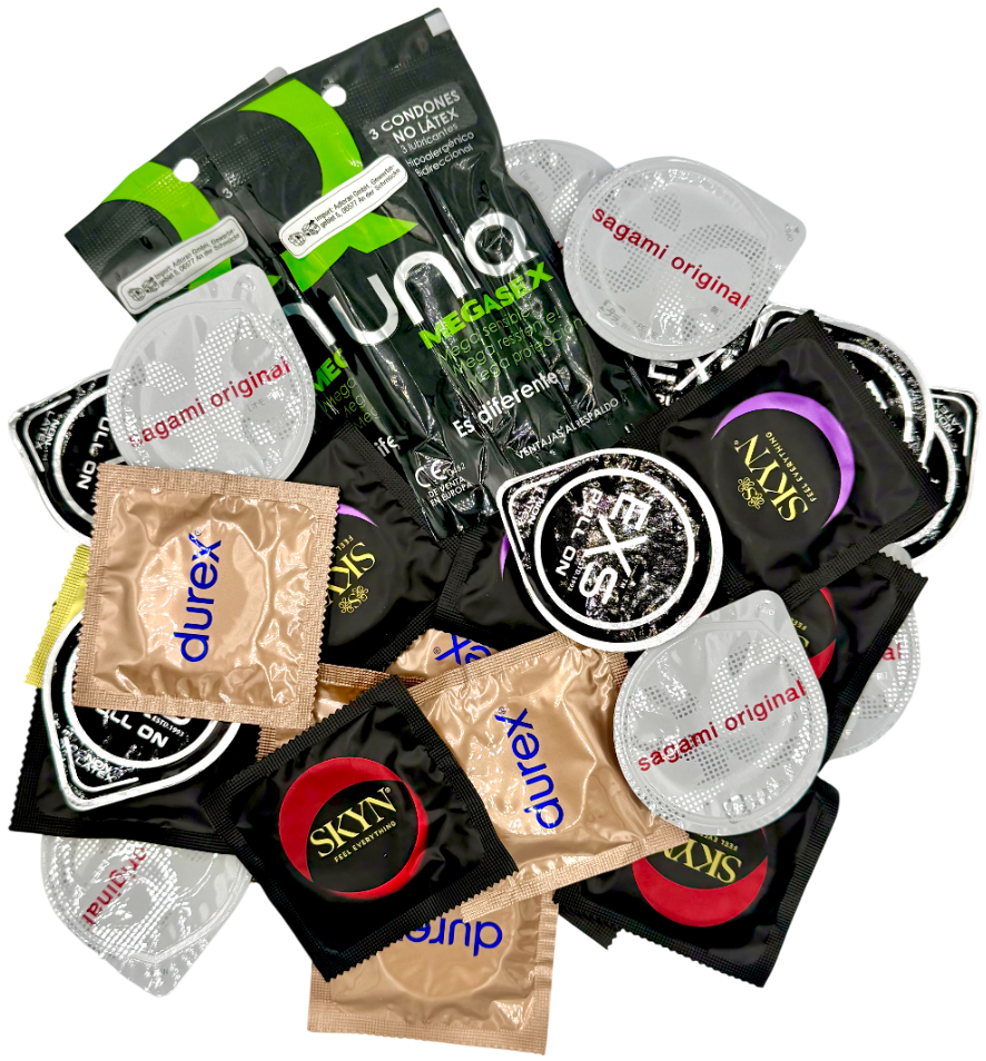 Sada bezlatexových kondomů – Latexfree pack (36 ks)