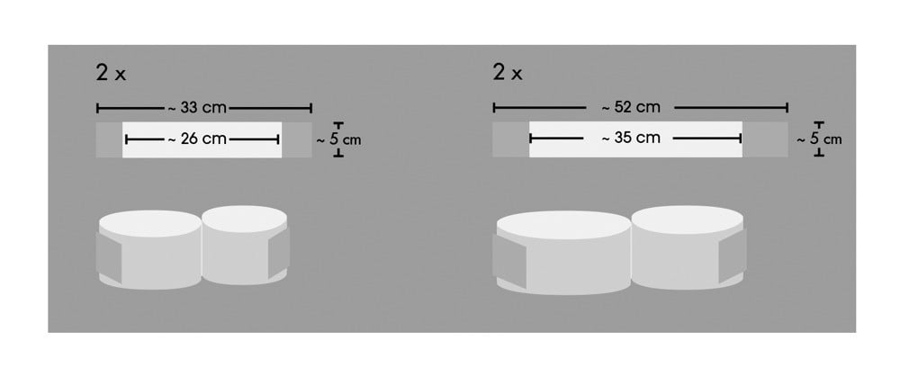 Bad Kitty Arm & Leg BDSM pouta 4ks