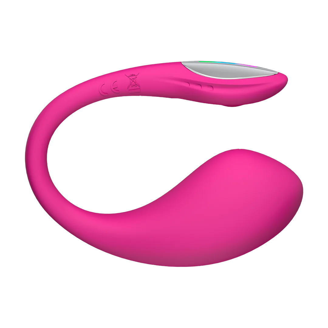 Lovense Lush 4 - Powerful App-controlled Wearable G-spot Egg Vibrator - Pink