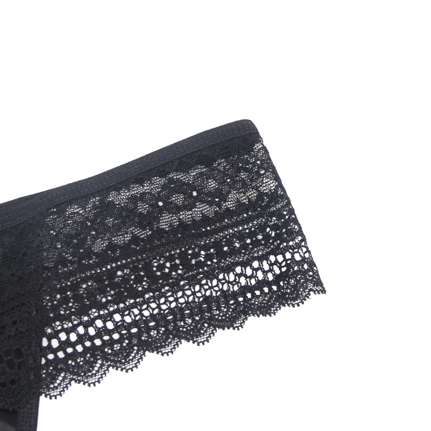 Black sexy lace low waist women panty