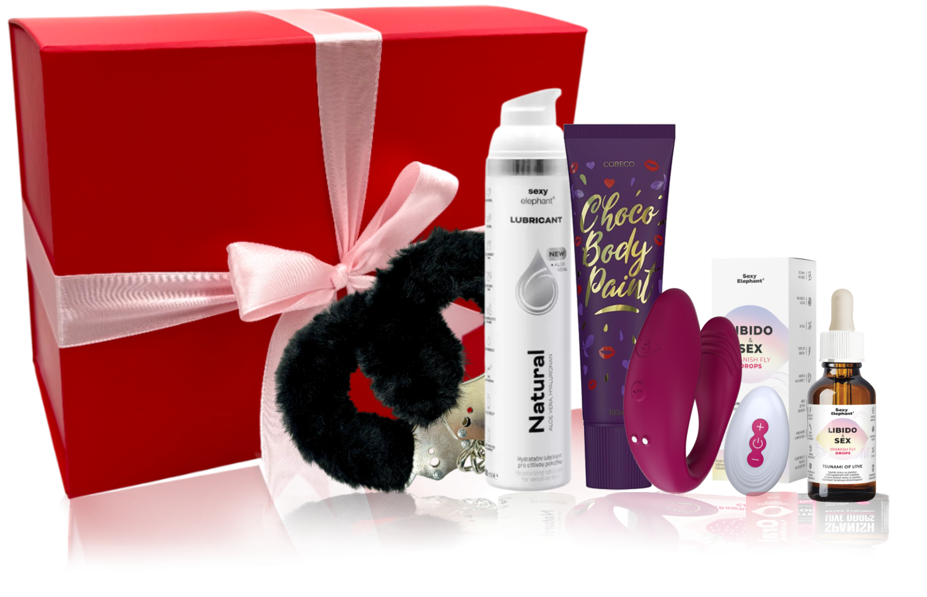 Valentýnská sada pro oba + dárkové balení zdarma