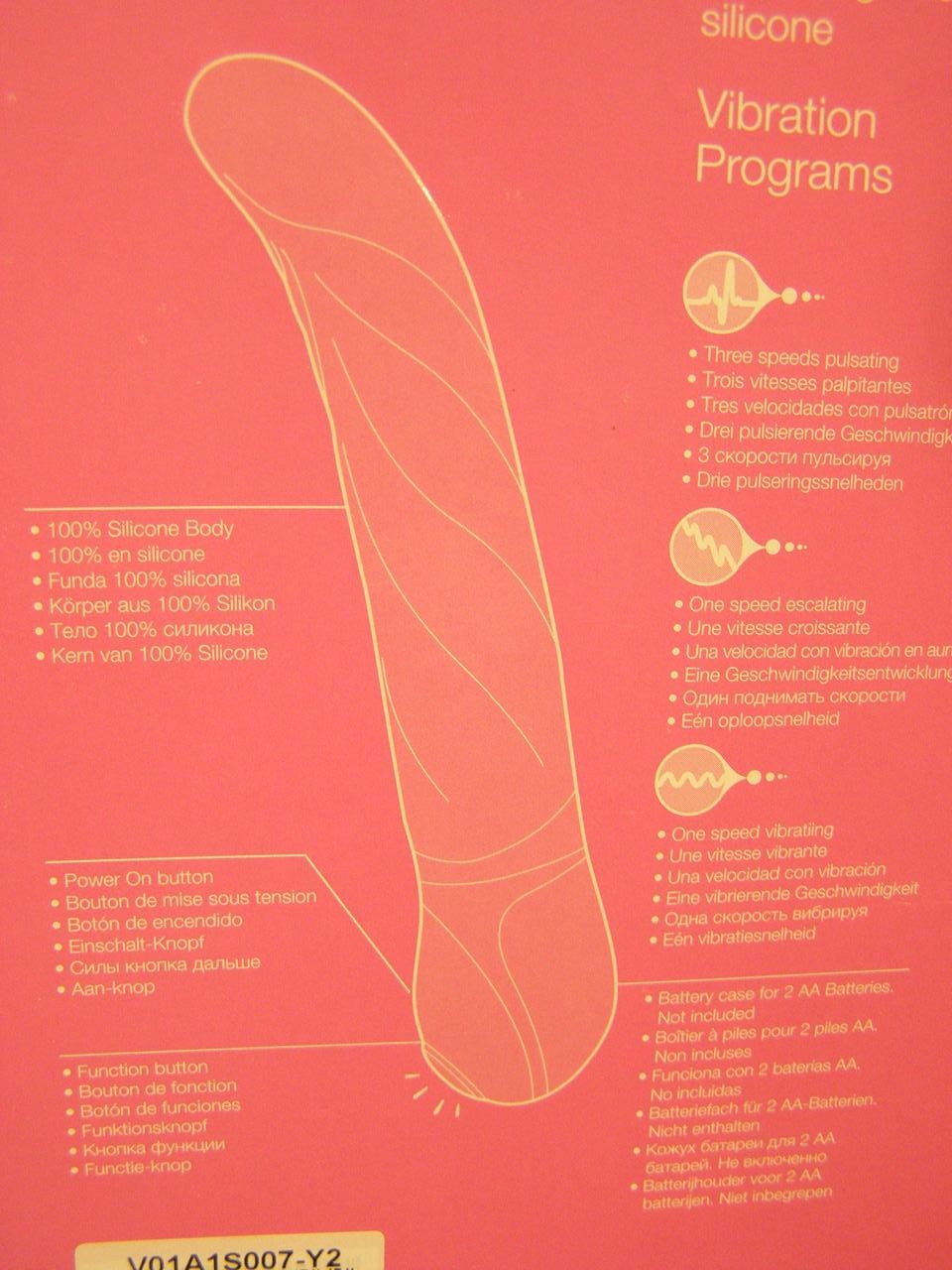 Vibrátor silikonový Sutra béžová 23cm