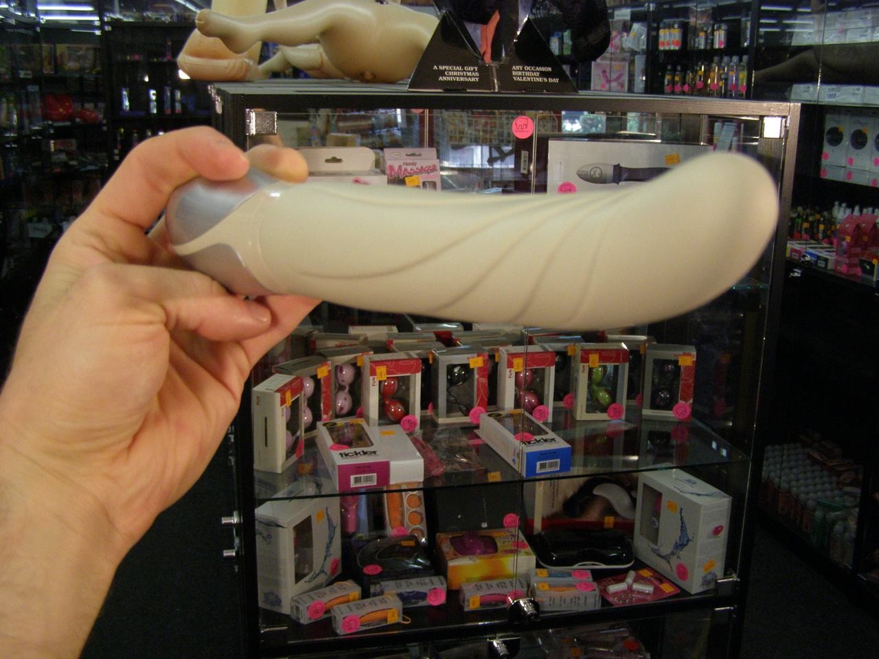 Vibrátor silikonový Sutra béžová 23cm