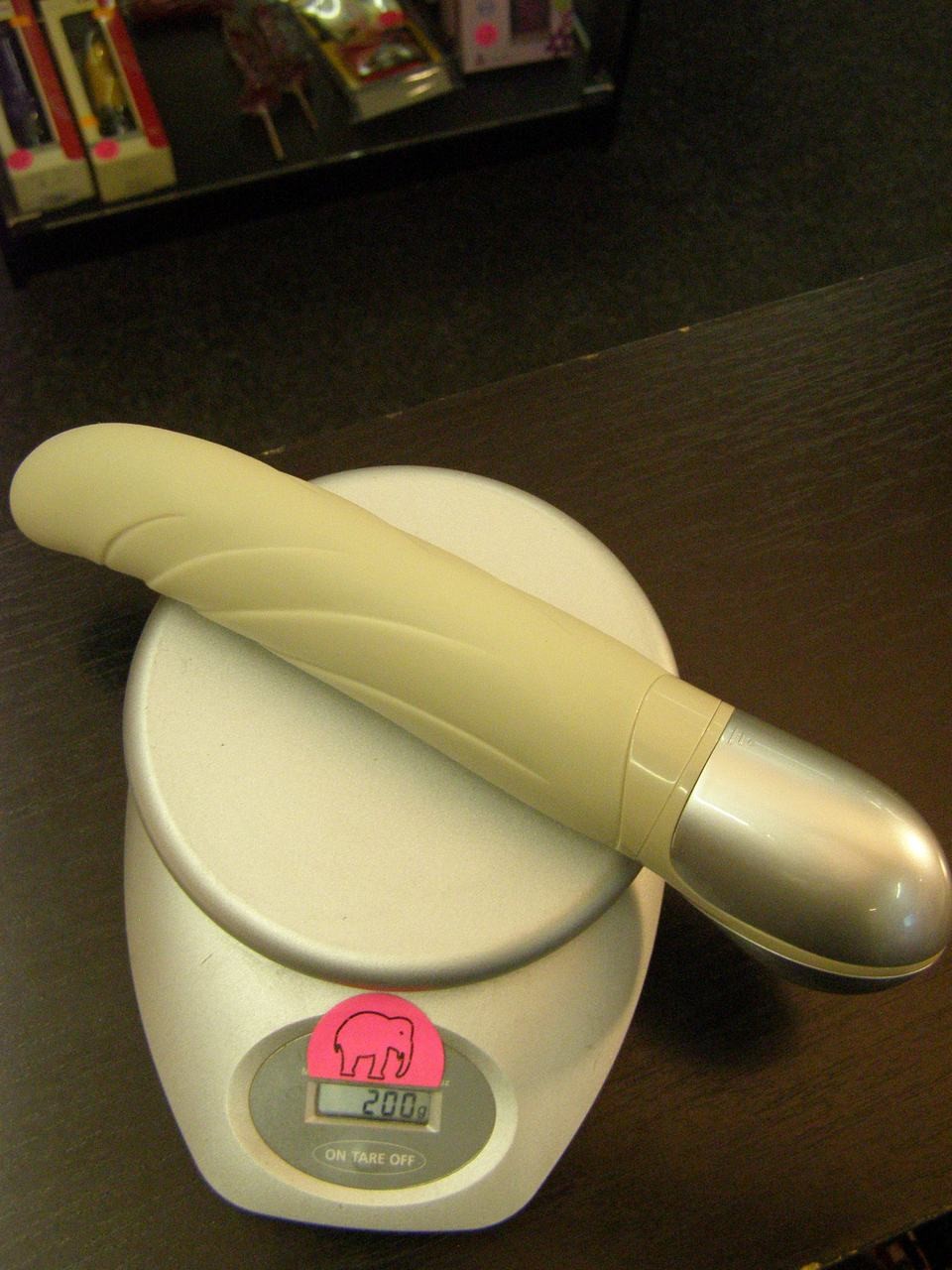 Vibrátor silikonový Sutra béžová 23cm