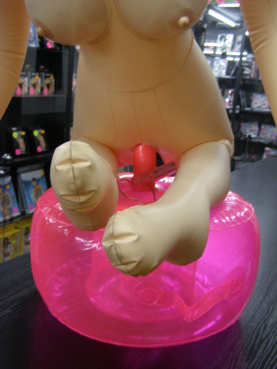 Nafukovací křesílko s penisem Hopík