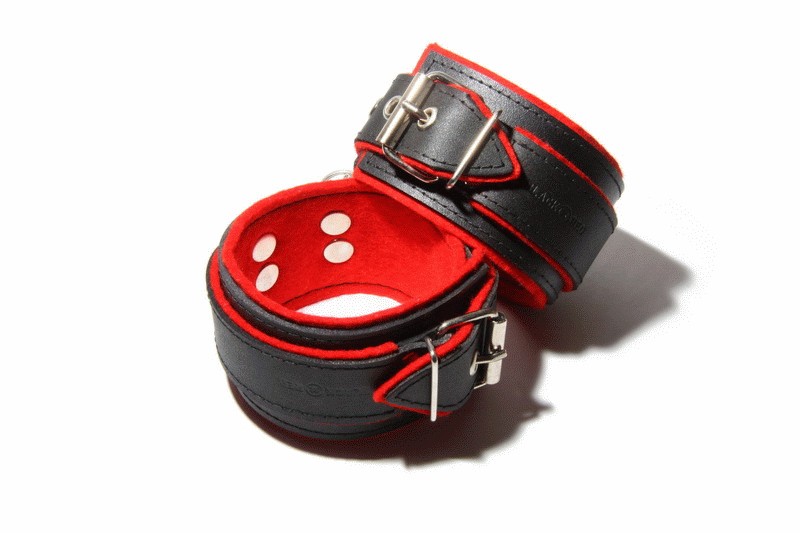 Kožená pouta na ruce BlackRed