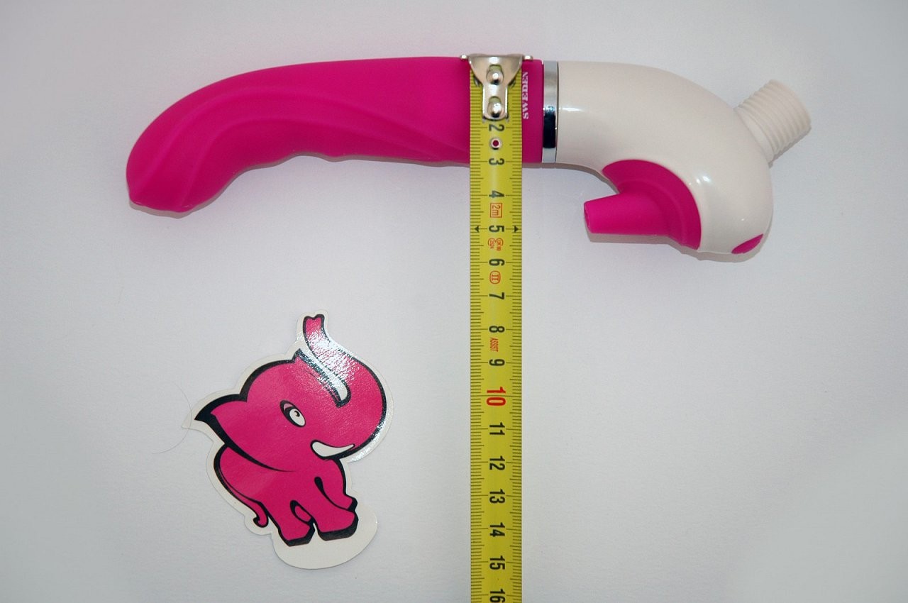 Vibrátor H2O Drop Pink | rozměry