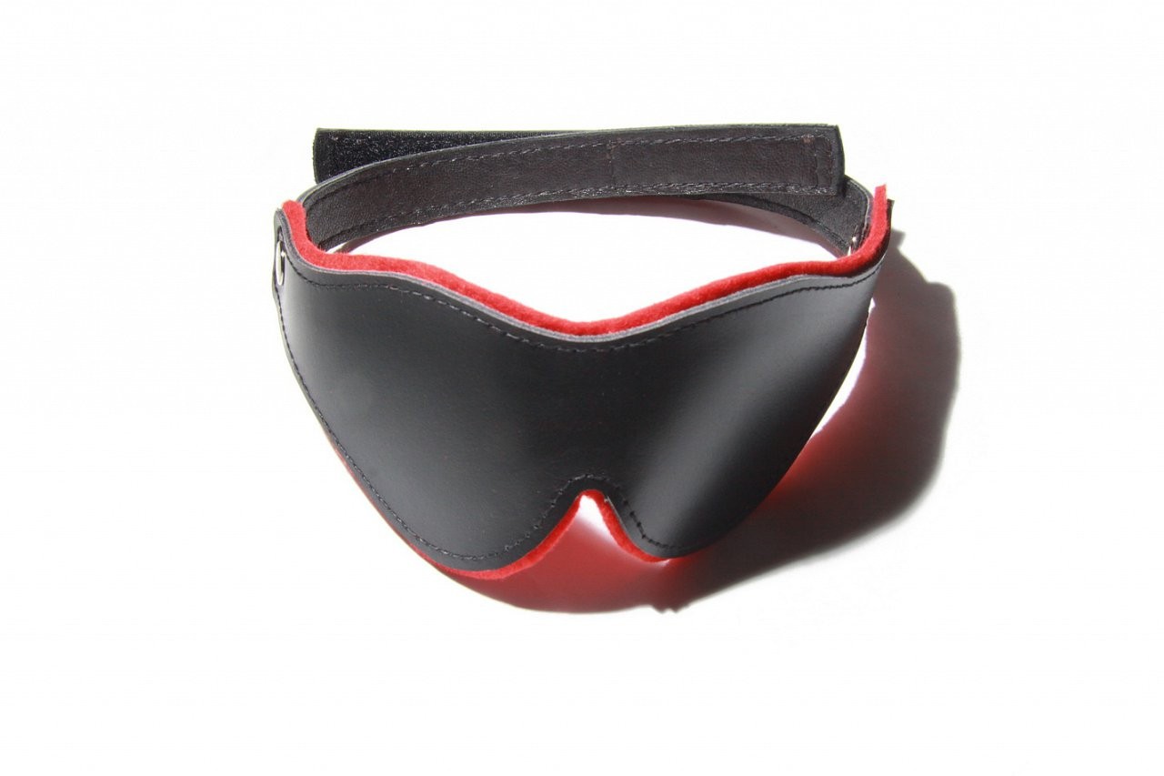 Kožená maska na oči