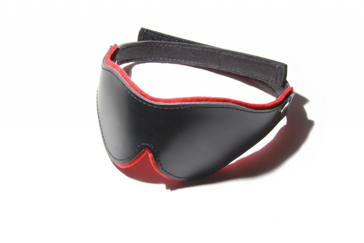 Kožená maska na oči